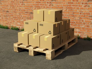 stack of boxes