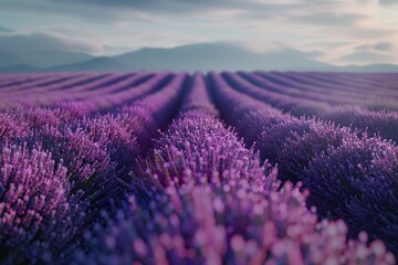 Fototapeta premium Beautiful lavender field