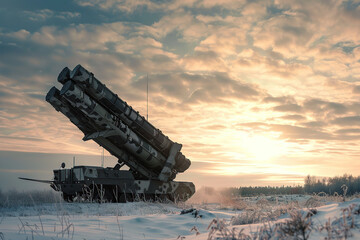 Ground air defense system. Military equipment