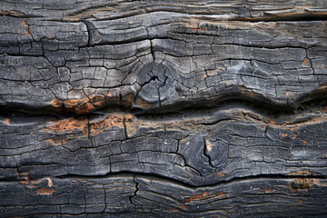 Close-up of aged wood showing its rough texture and grain