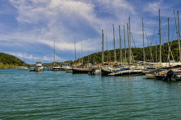 Boats Docked at Puerto de Addaya Marina, Menorca