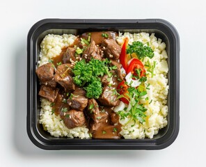 Beef and Cauliflower Rice Meal Prep