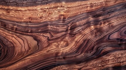 Fototapeta premium Rich dark wood grain texture close-up