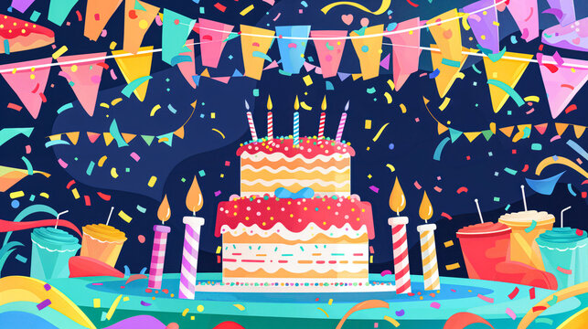 Feliz cumpleanos banner