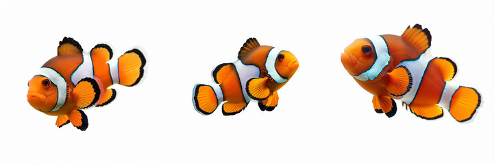 Fototapeta premium clown fish isolated on white background