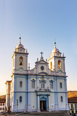 Fototapeta premium Old cathedral in the historic city of Diamantina in Minas Gerais
