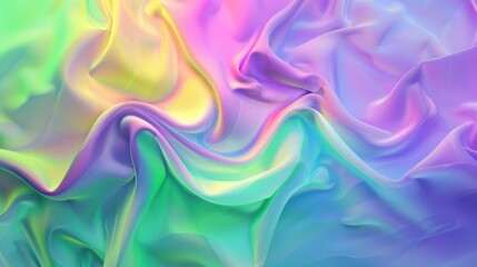 Obraz premium Vivid abstract gradient background with smooth, wavy texture