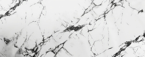 Fototapeta premium A sleek marble background with a black and white veined texture. The polished, luxurious surface adds an elegant, sophisticated feel.