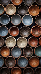 Ceramic Vases, Abstract Image, Texture, Pattern Background, Wallpaper, Background, Cell Phone Cover and Screen, Smartphone, Computer, Laptop, 9:16 and 16:9 Format - PNG