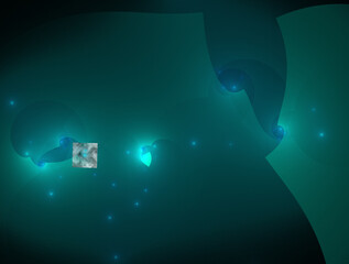 Imaginatory fractal abstract background Image