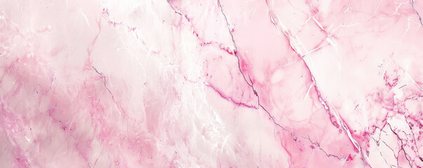 Obraz premium Elegant marble background in soft pink with intricate veining and a polished finish. The luxurious texture adds sophistication and opulence, ideal for high-end design elements or romantic themes