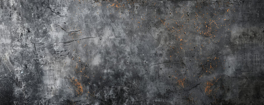 Minimalist grey concrete background with subtle texture variations and a sleek, industrial feel. The modern, sophisticated look adds a clean, contemporary touch to any design element