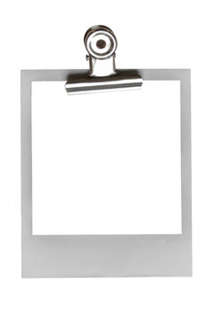 polaroid frame. vector file. isolated. transparent
