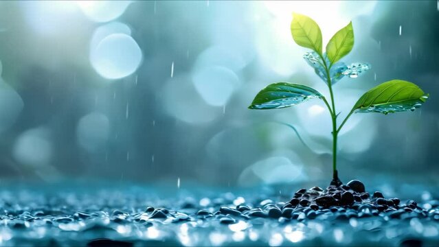 Promote water conservation to protect the environment on World Water Day. Concept World Water Day, Water Conservation, Protecting the Environment, Sustainable Practices, Global Awareness