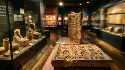 Ancient Egyptian Artifacts Exhibit in Museum