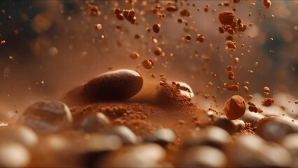 From Coffee Beans to Coffee Powder: A Transformation into Liquid Gold. Concept From Seeds to Trees, Harvesting Process, Roasting Techniques, Grinding Methods, Brewing Perfection