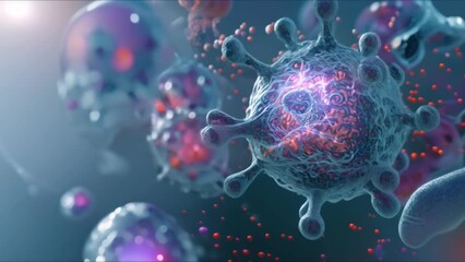 Immunotherapy uses bodys immune system to fight diseases showcasing intersection of science and healing power. Concept Immunotherapy, Integrative Medicine, Healing Science, Biotherapy