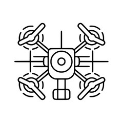 Drone icon, Drone illustration, drone png, drone svg, drone vector, technology icon, nature icon, robot icon, web icon, business icon, Files for Cricut, Craft Supplies Tools, Clip Art Image Files, Can