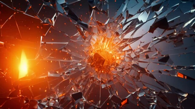 Shattered dreams and chaos: The disorienting aftermath of an explosive impact. Concept Disaster aftermath, Explosive impact, Shattered dreams, Chaos, Rebuilding efforts