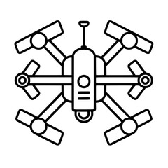 Drone icon, Drone illustration, drone png, drone svg, drone vector, technology icon, nature icon, robot icon, web icon, business icon, Files for Cricut, Craft Supplies Tools, Clip Art Image Files, Can