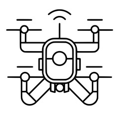 Drone icon, Drone illustration, drone png, drone svg, drone vector, technology icon, nature icon, robot icon, web icon, business icon, Files for Cricut, Craft Supplies Tools, Clip Art Image Files, Can