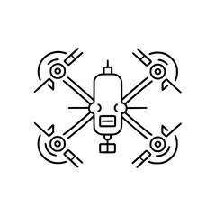Drone icon, Drone illustration, drone png, drone svg, drone vector, technology icon, nature icon, robot icon, web icon, business icon, Files for Cricut, Craft Supplies Tools, Clip Art Image Files, Can
