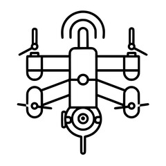 Drone icon, Drone illustration, drone png, drone svg, drone vector, technology icon, nature icon, robot icon, web icon, business icon, Files for Cricut, Craft Supplies Tools, Clip Art Image Files, Can