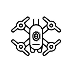 Drone icon, Drone illustration, drone png, drone svg, drone vector, technology icon, nature icon, robot icon, web icon, business icon, Files for Cricut, Craft Supplies Tools, Clip Art Image Files, Can