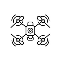 Drone icon, Drone illustration, drone png, drone svg, drone vector, technology icon, nature icon, robot icon, web icon, business icon, Files for Cricut, Craft Supplies Tools, Clip Art Image Files, Can