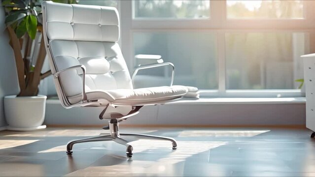 Clean and Sanitized Minimalist Office Background for Productivity. Concept Office Environment, Minimalist Decor, Sanitized Workspace, Productivity Boosters