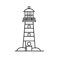 Lighthouse  icon, Lighthouse outline, Lighthouse  vector, ocean svg, ocean cliparts, clipart png, sea creatures, ship svg, Lighthouse SVG, Minimalist Line Art, sea svg, ocean svg, lighthouse, light, s