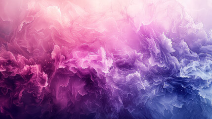 Fototapeta premium A colorful, abstract background with purple and pink tones. The background is filled with swirls and shapes, giving it a sense of movement and energy. The colors and shapes create a dynamic