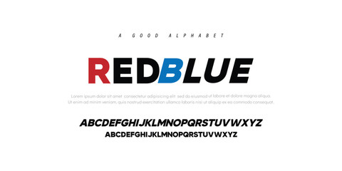 Modern stylish capital alphabet letter logo design