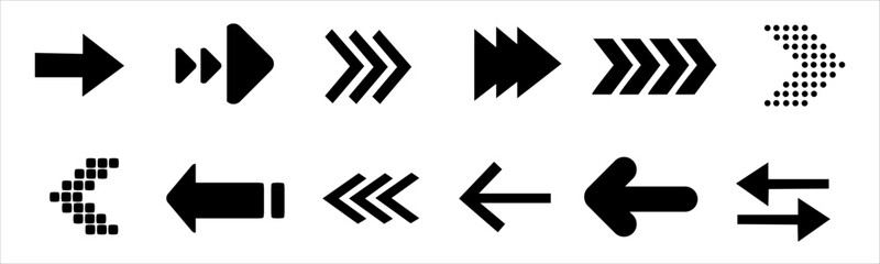 Arrows icon drawing element. Arrows set. Arrow icon. Arrow black colored. vector icon. Arrows vector collection.
