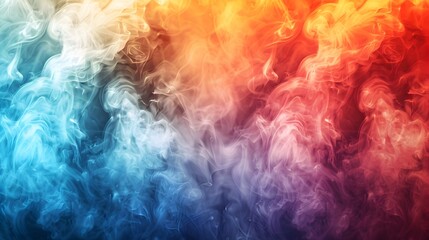 Fototapeta premium Spectacular Colorful Smoke and Fog Abstract Backgrounds for Wallpapers and Designs