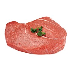 Beef on white background