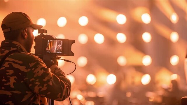 Capturing a live concert on television broadcast. Concept Live Concert, Television Broadcast, Audio Visual Production, Stage Lighting, Music Performance