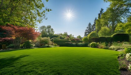 Obraz premium A view of an English Country Garden