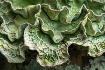 Fototapeta premium Leafy Lichen Macro