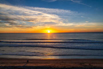 A Golden Sunset on the California Coast