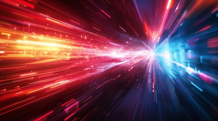 Abstract light glare effect