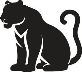 silhouette of a lion