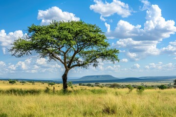 African Big Five Landscape Nature Color