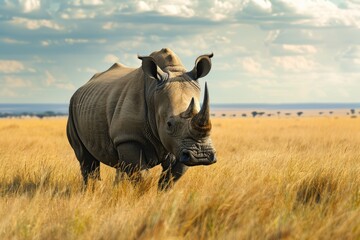 Obraz premium African Big Five Landscape Nature Color