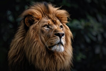 Fototapeta premium Lion king Portrait Wildlife animal