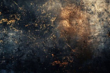 Abstract Dark Grunge Metallic Texture