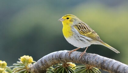 European Serin (Serinus serinus)