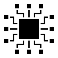 Big data solid icon vector for mobile app, website, logo and presentation design.