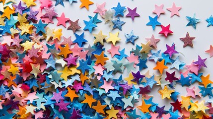 Festive Star Confetti Celebration