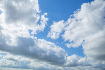 blue sky with clouds background
